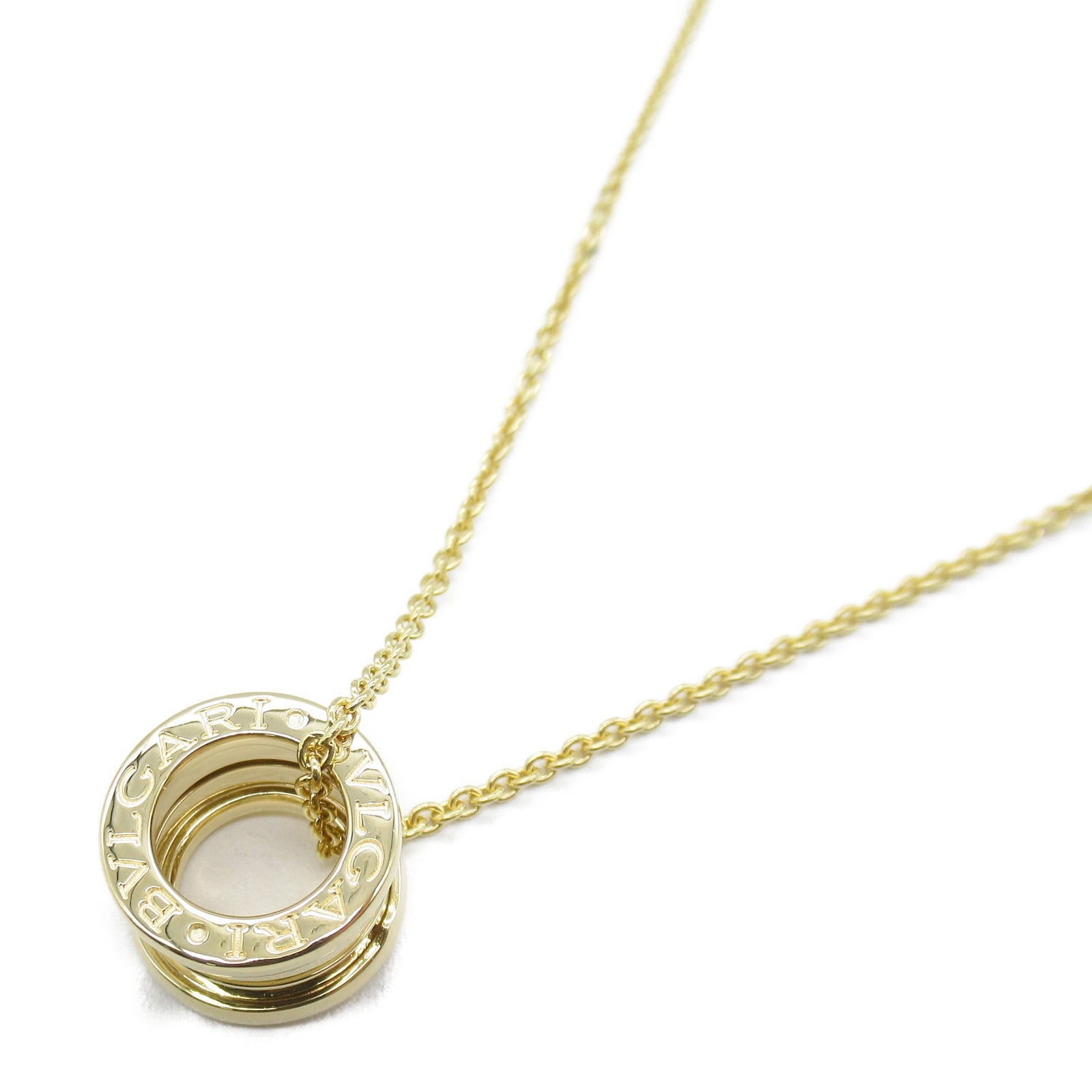 BVLGARI 【激減優惠】18K黃金B-zero1項鍊金色