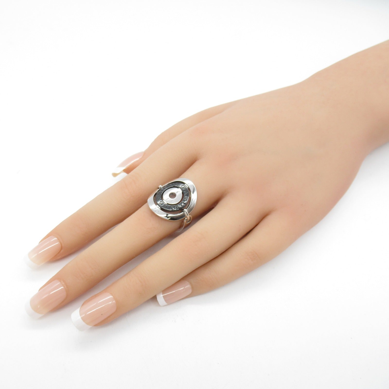 BVLGARI 【激減優惠】18K白金/陶瓷Astrale Ring戒指US#5.75