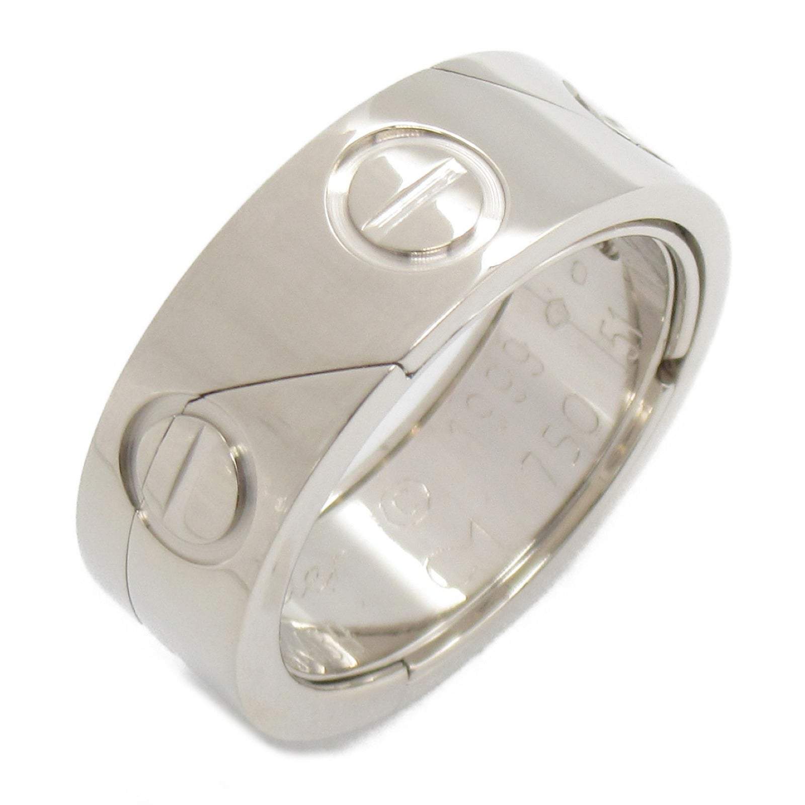 CARTIER 18K白金Astro Love Ring戒指US#5.75/Cartier#51