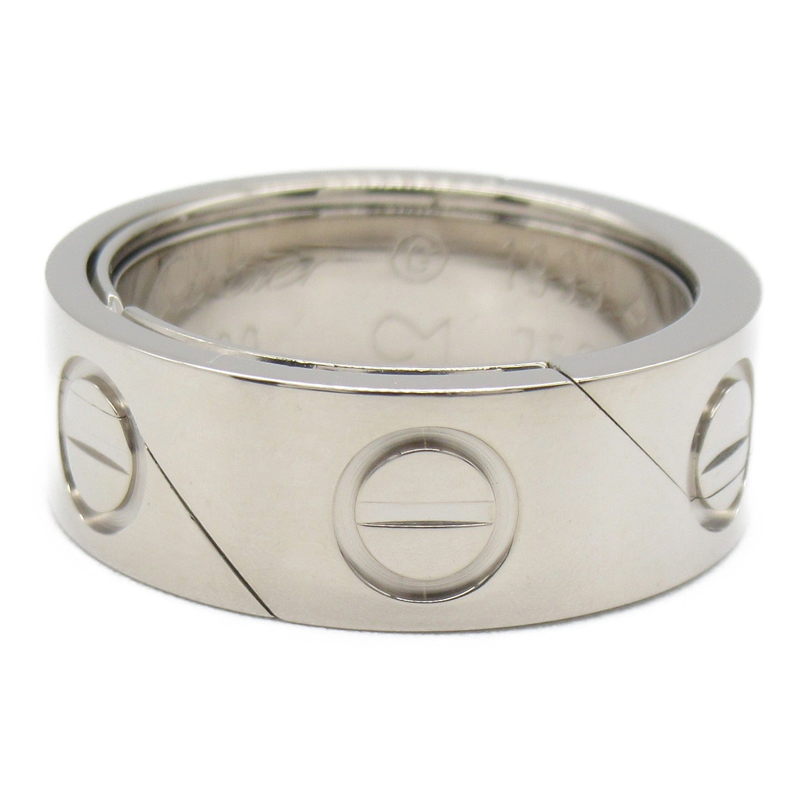 CARTIER 18K白金Astro Love Ring戒指US#5.75/Cartier#51