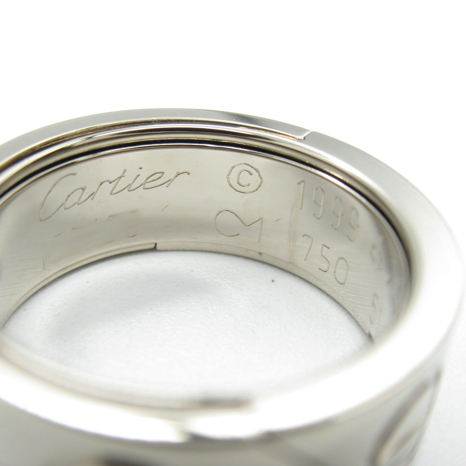 CARTIER 18K白金Astro Love Ring戒指US#5.75/Cartier#51