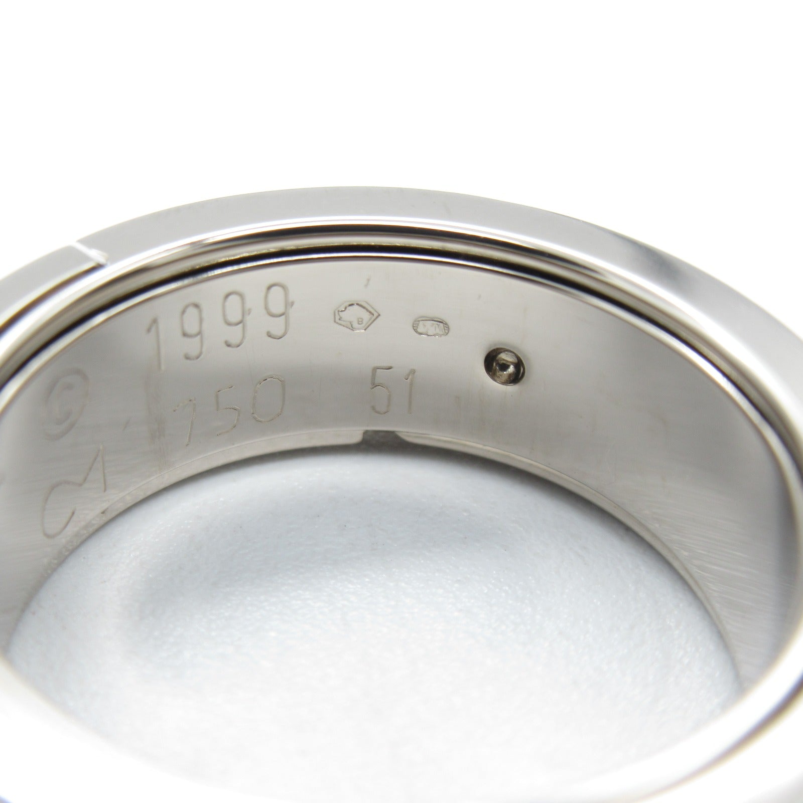 CARTIER 18K白金Astro Love Ring戒指US#5.75/Cartier#51