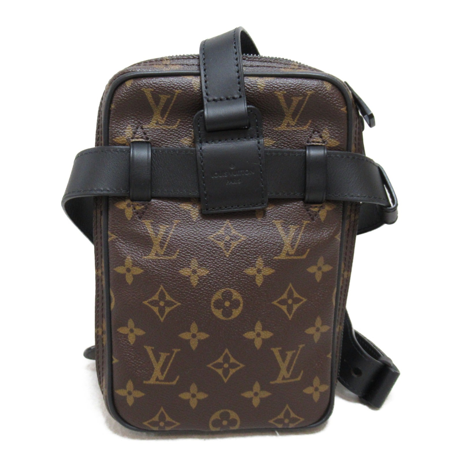 LOUIS VUITTON **【激減優惠】Monogram Macassar Utility Side Bag腰包棕色