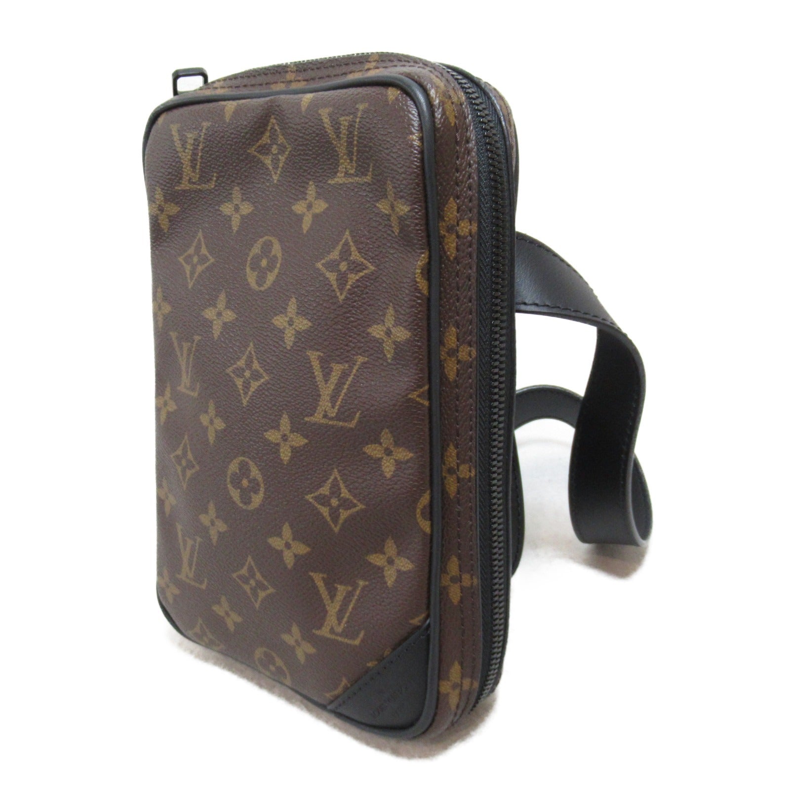 LOUIS VUITTON **【激減優惠】Monogram Macassar Utility Side Bag腰包棕色