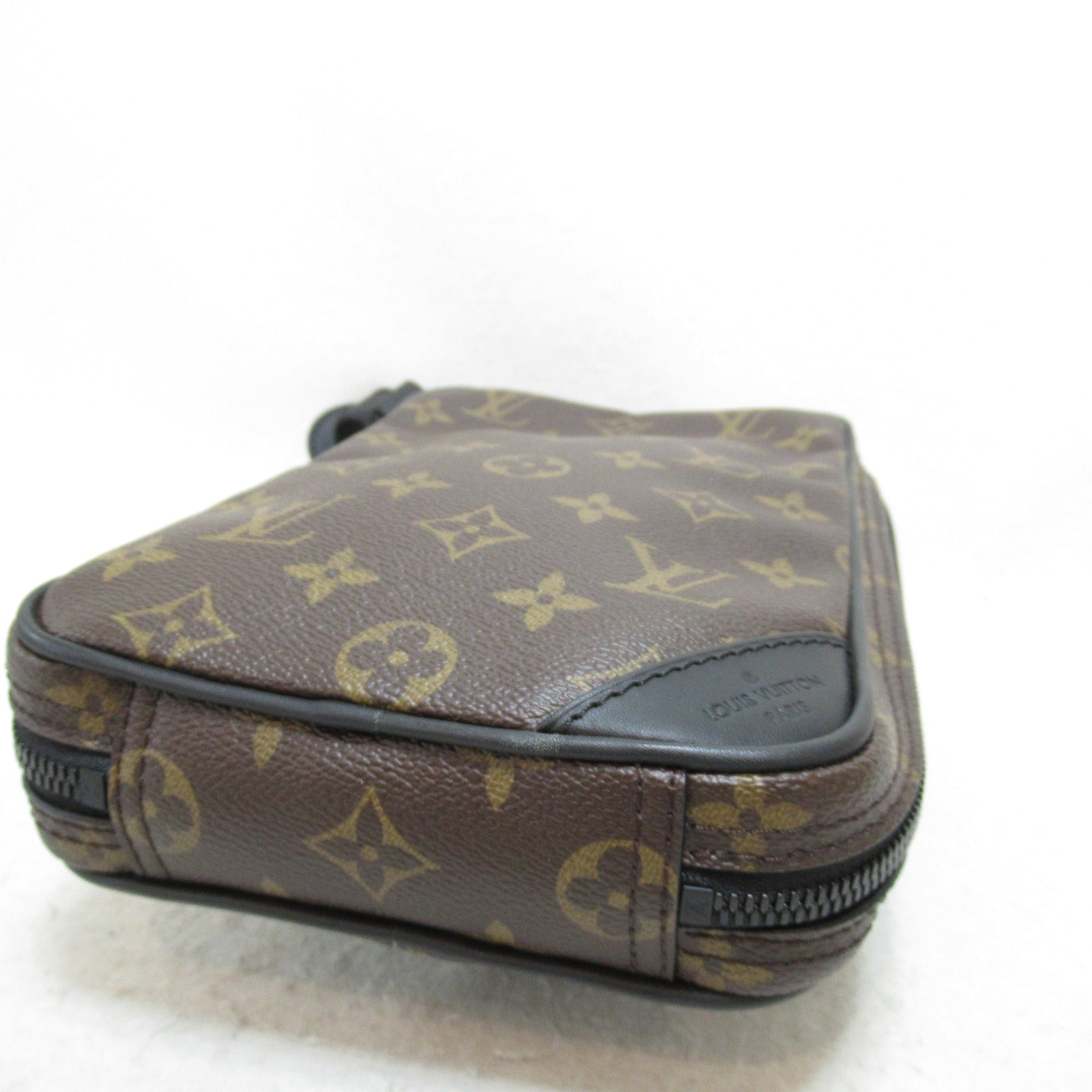 LOUIS VUITTON **【激減優惠】Monogram Macassar Utility Side Bag腰包棕色