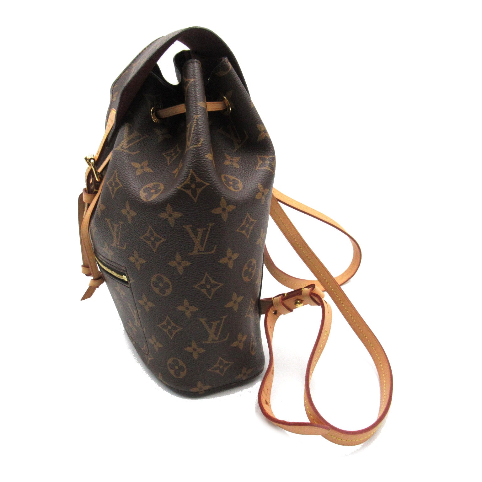 LOUIS VUITTON 【激減優惠】Monogram Montsouri背包啡色