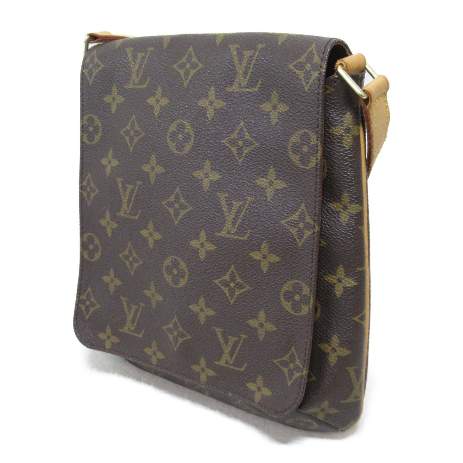LOUIS VUITTON 【激減優惠】Monogram Musette Salsa金扣肩背袋啡色