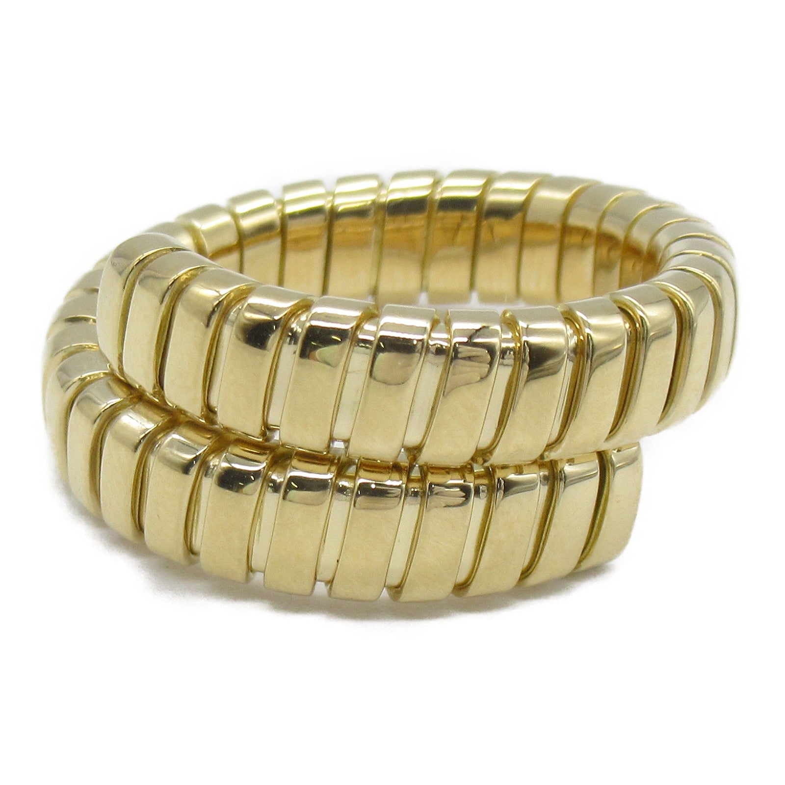 BVLGARI 【激減優惠】18K黃金Tubogas Ring戒指US#7.5
