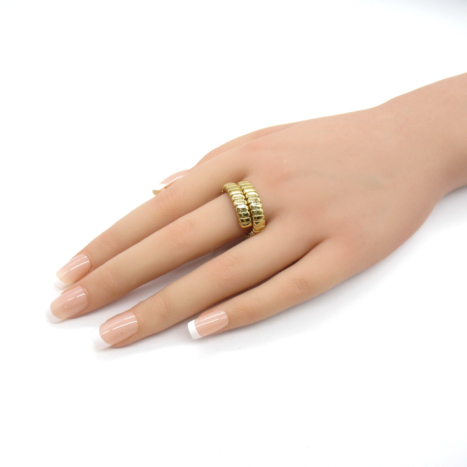 BVLGARI 【激減優惠】18K黃金Tubogas Ring戒指US#7.5