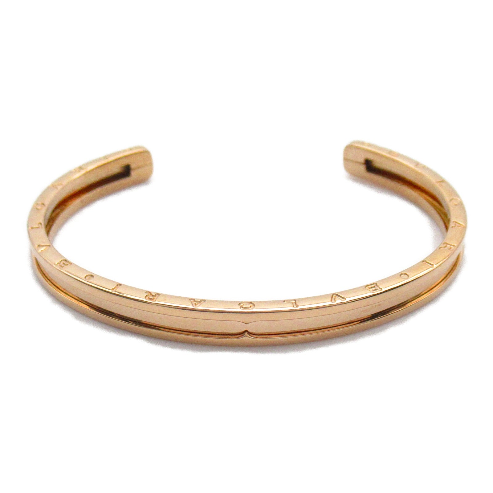 BVLGARI 18K玫瑰金B-zero1 Bangle Open SM Bracelet手鐲