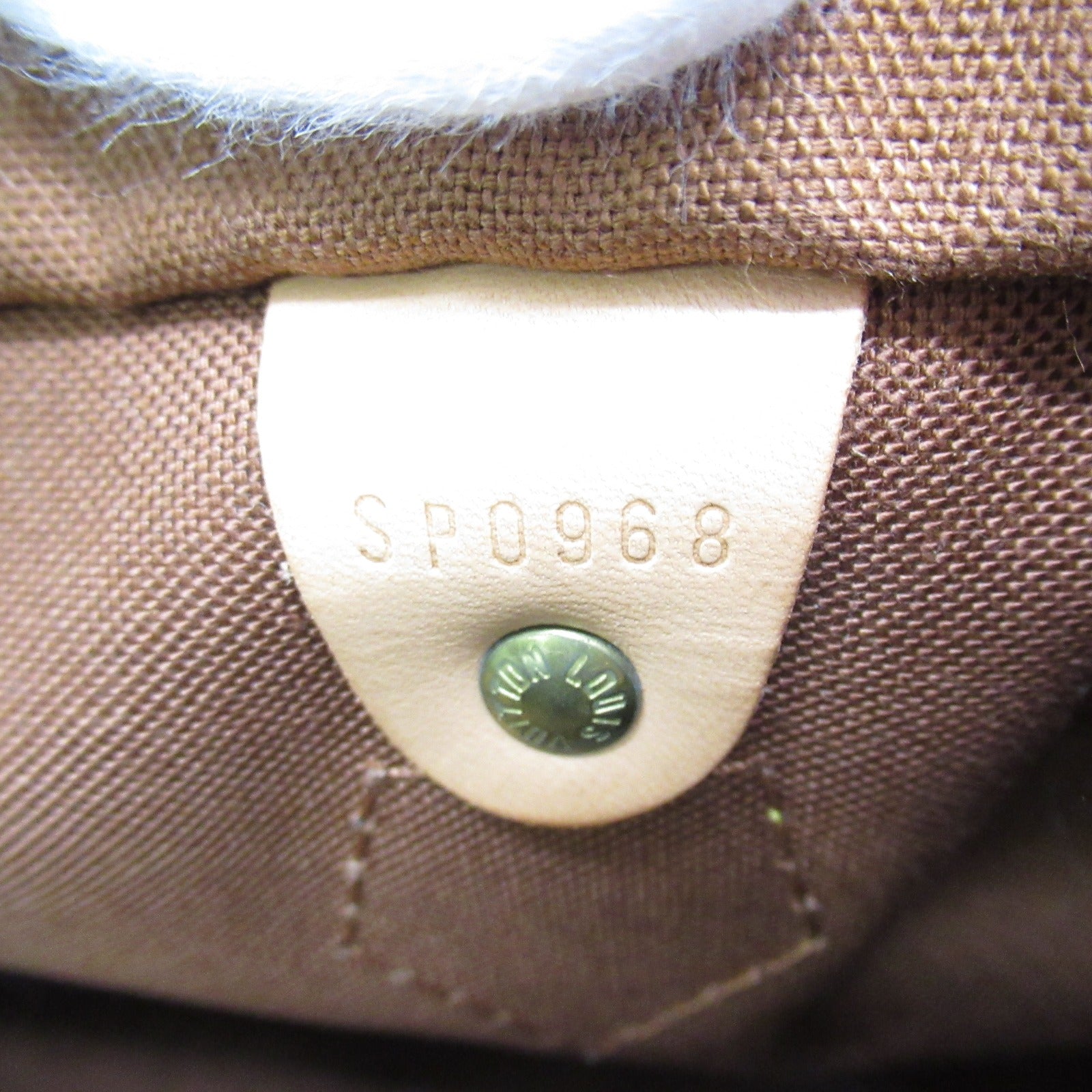 LOUIS VUITTON Monogram Speedy 35金扣手挽袋啡色