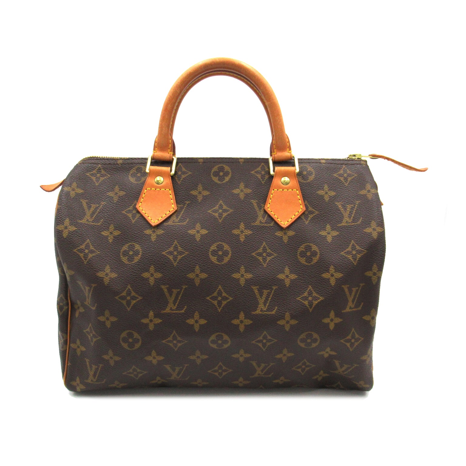 LOUIS VUITTON 【清倉大減價】Monogram Speedy 30金扣手挽袋啡色