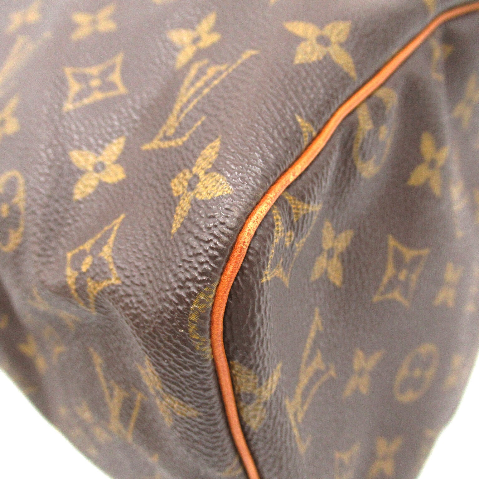 LOUIS VUITTON 【清倉大減價】Monogram Speedy 30金扣手挽袋啡色