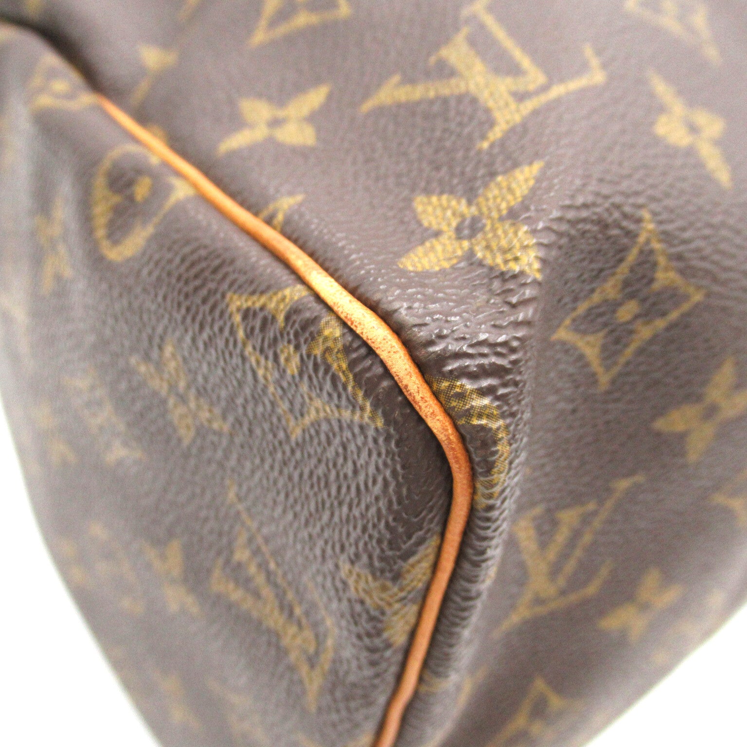 LOUIS VUITTON 【清倉大減價】Monogram Speedy 30金扣手挽袋啡色