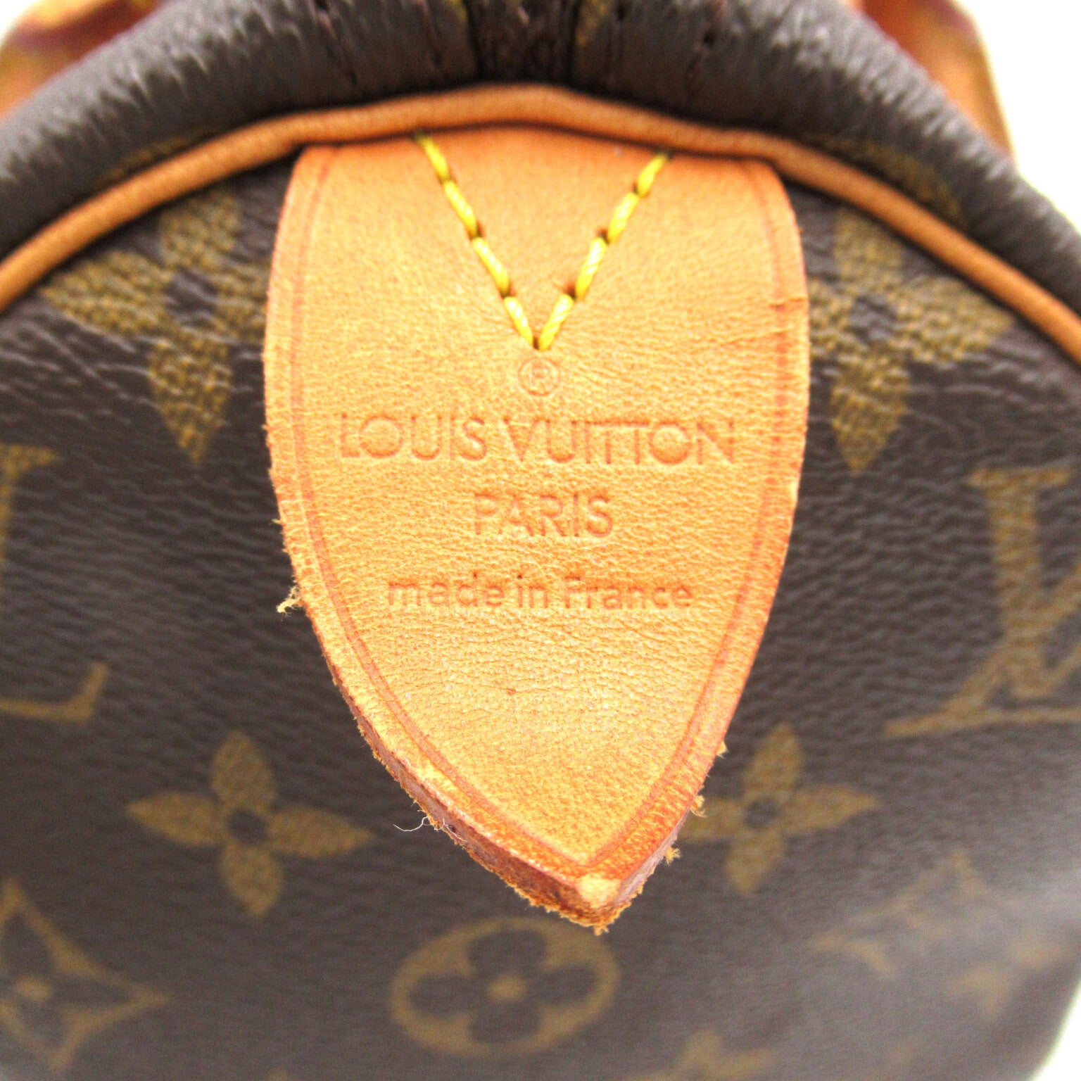 LOUIS VUITTON 【清倉大減價】Monogram Speedy 30金扣手挽袋啡色