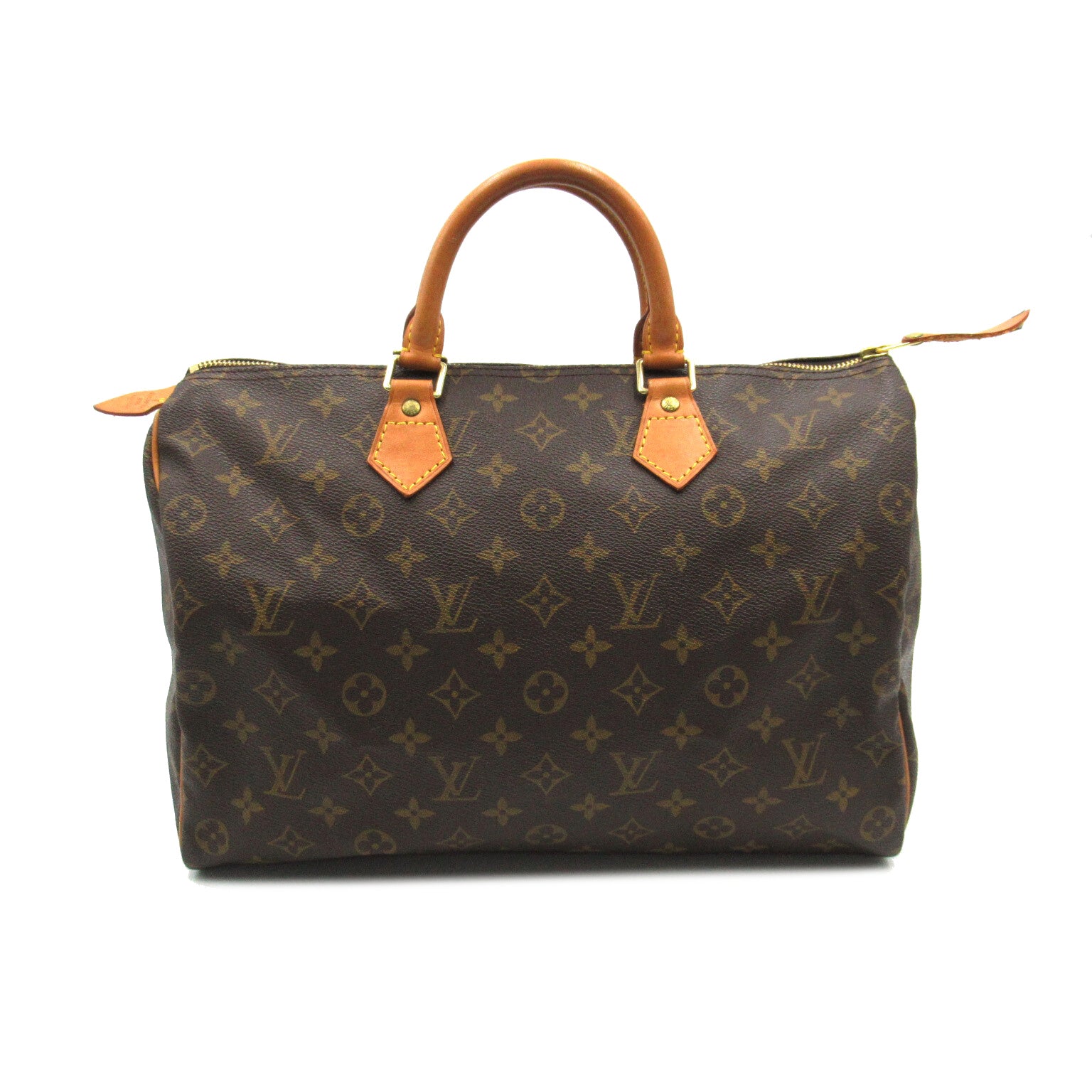 LOUIS VUITTON **【激減優惠】Monogram Speedy 35金扣手挽袋啡色