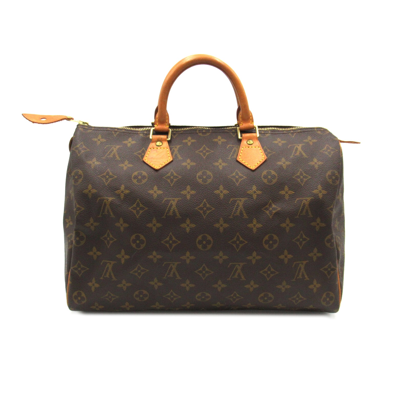 LOUIS VUITTON **【激減優惠】Monogram Speedy 35金扣手挽袋啡色
