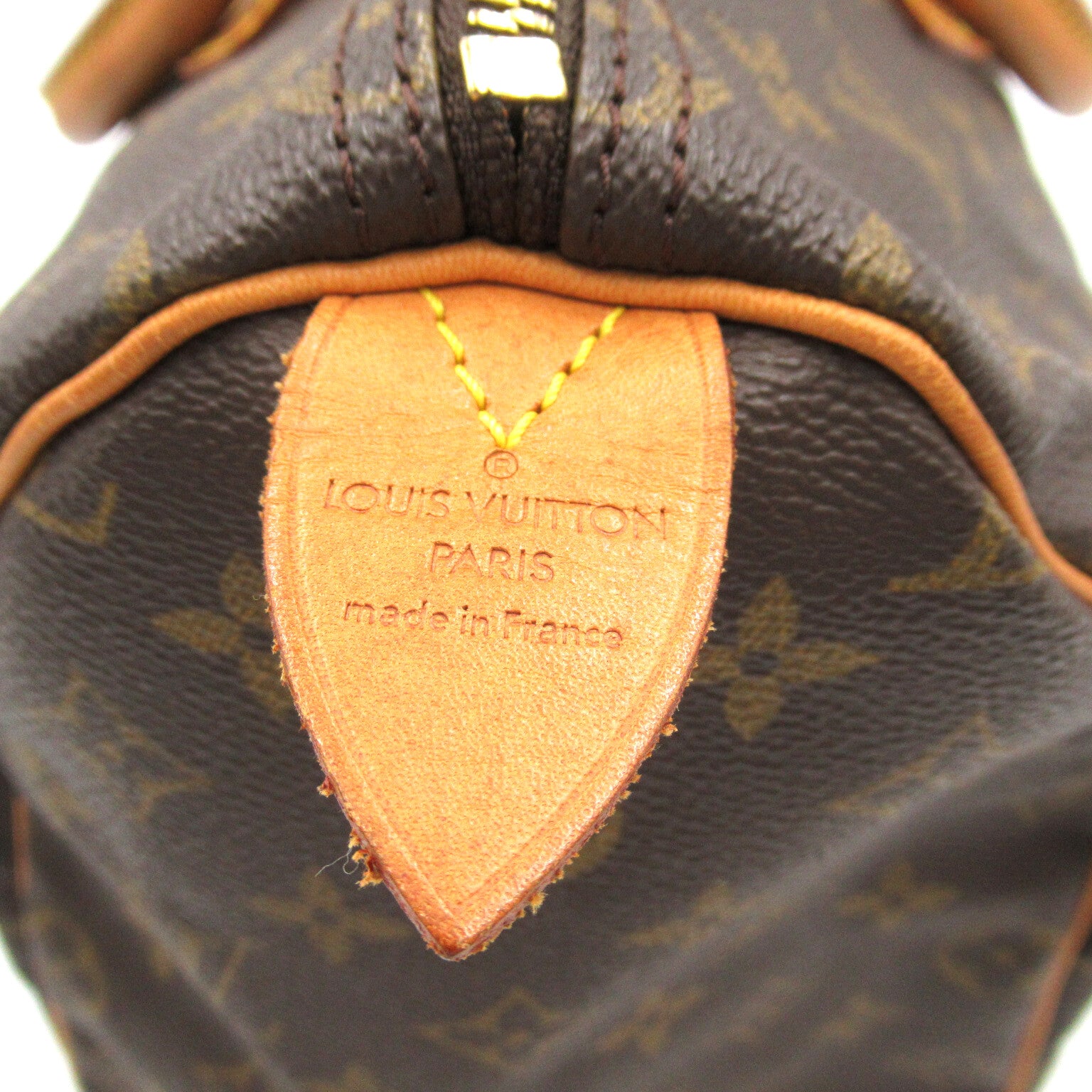 LOUIS VUITTON **【激減優惠】Monogram Speedy 35金扣手挽袋啡色