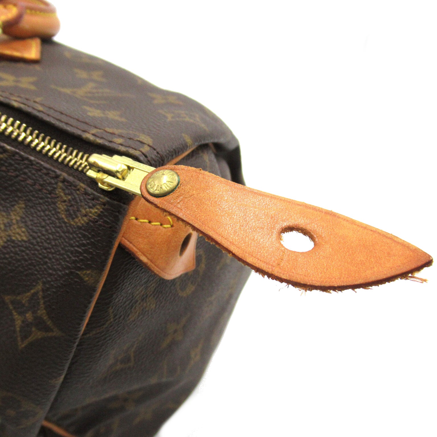 LOUIS VUITTON **【激減優惠】Monogram Speedy 35金扣手挽袋啡色