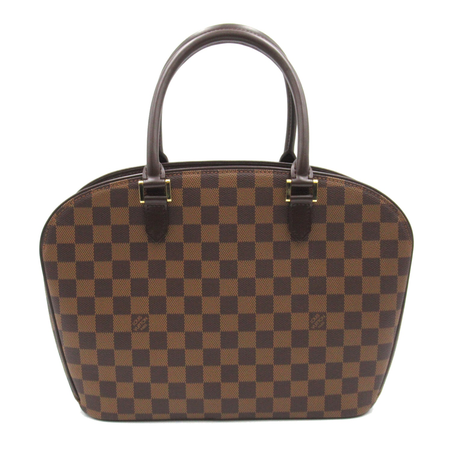 LOUIS VUITTON **【激減優惠】Damier Sarria Horizontal金扣手挽袋啡色