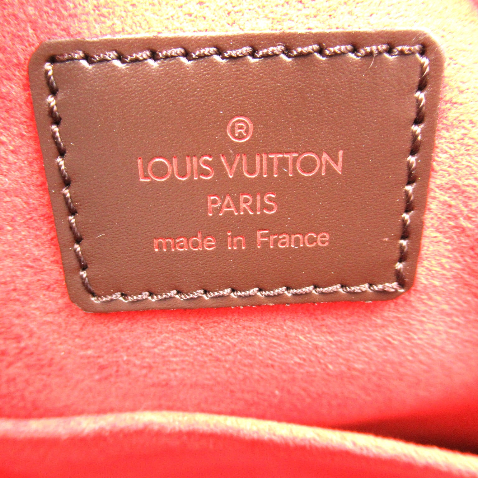 LOUIS VUITTON **【激減優惠】Damier Sarria Horizontal金扣手挽袋啡色