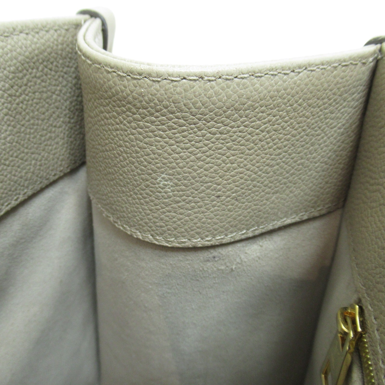 LOUIS VUITTON Monogram Empreinte OnTheGo MM金扣手挽肩背兩用袋米色