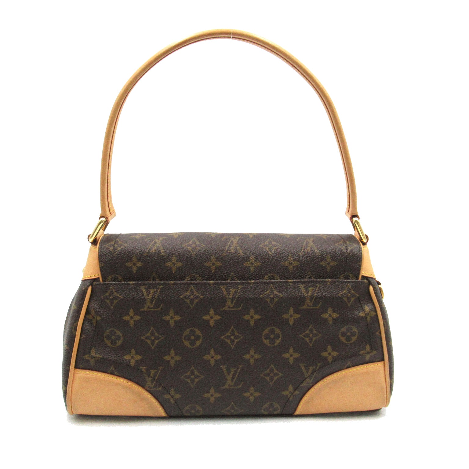 LOUIS VUITTON 【激減優惠】Monogram Beverly MM手挽袋/肩背袋啡色