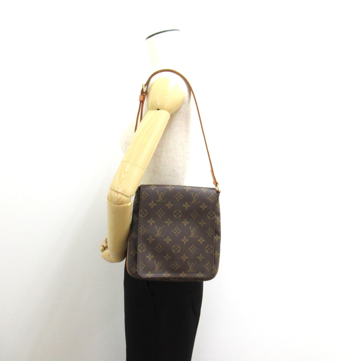 LOUIS VUITTON 【激減優惠】Monogram Musette Salsa Short Shoulder Bag金扣肩背袋啡色