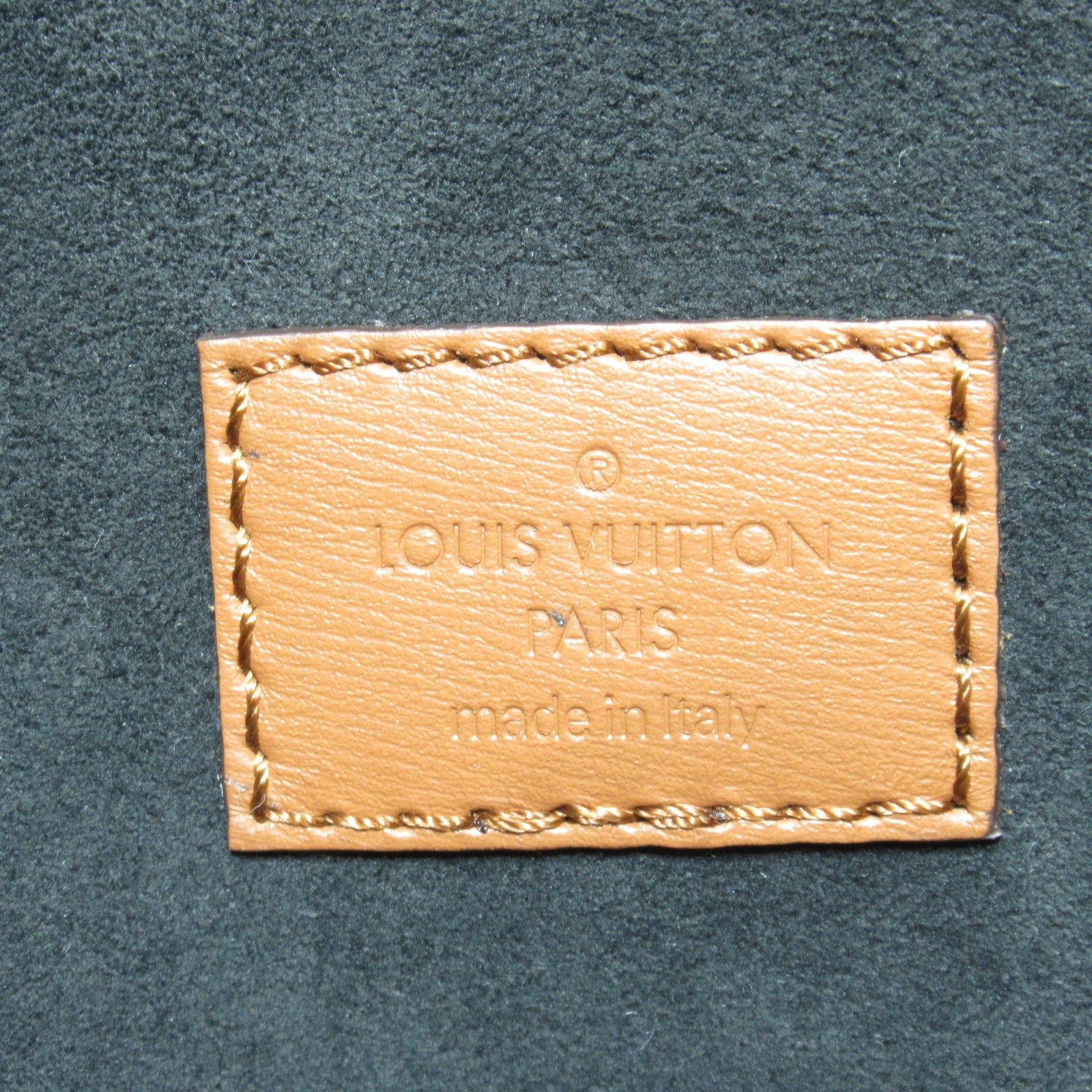 LOUIS VUITTON Monogram Reverse Dauphine MM肩背袋啡色