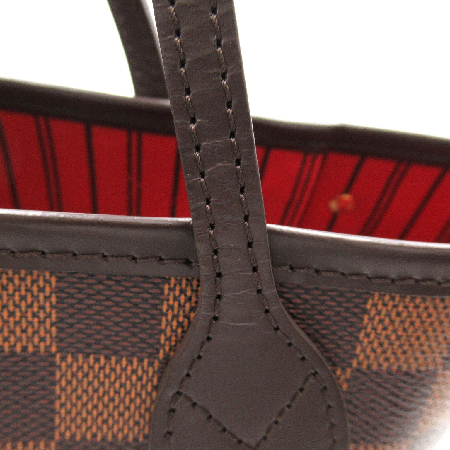 LOUIS VUITTON 【激減優惠】Damier Neverfull PM手挽袋/肩背袋啡色