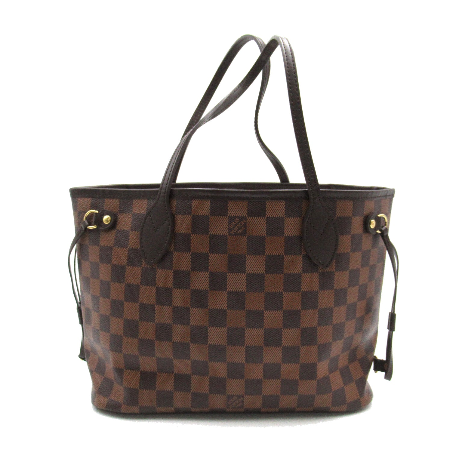 LOUIS VUITTON 【激減優惠】Damier Neverfull PM手挽袋/肩背袋啡色