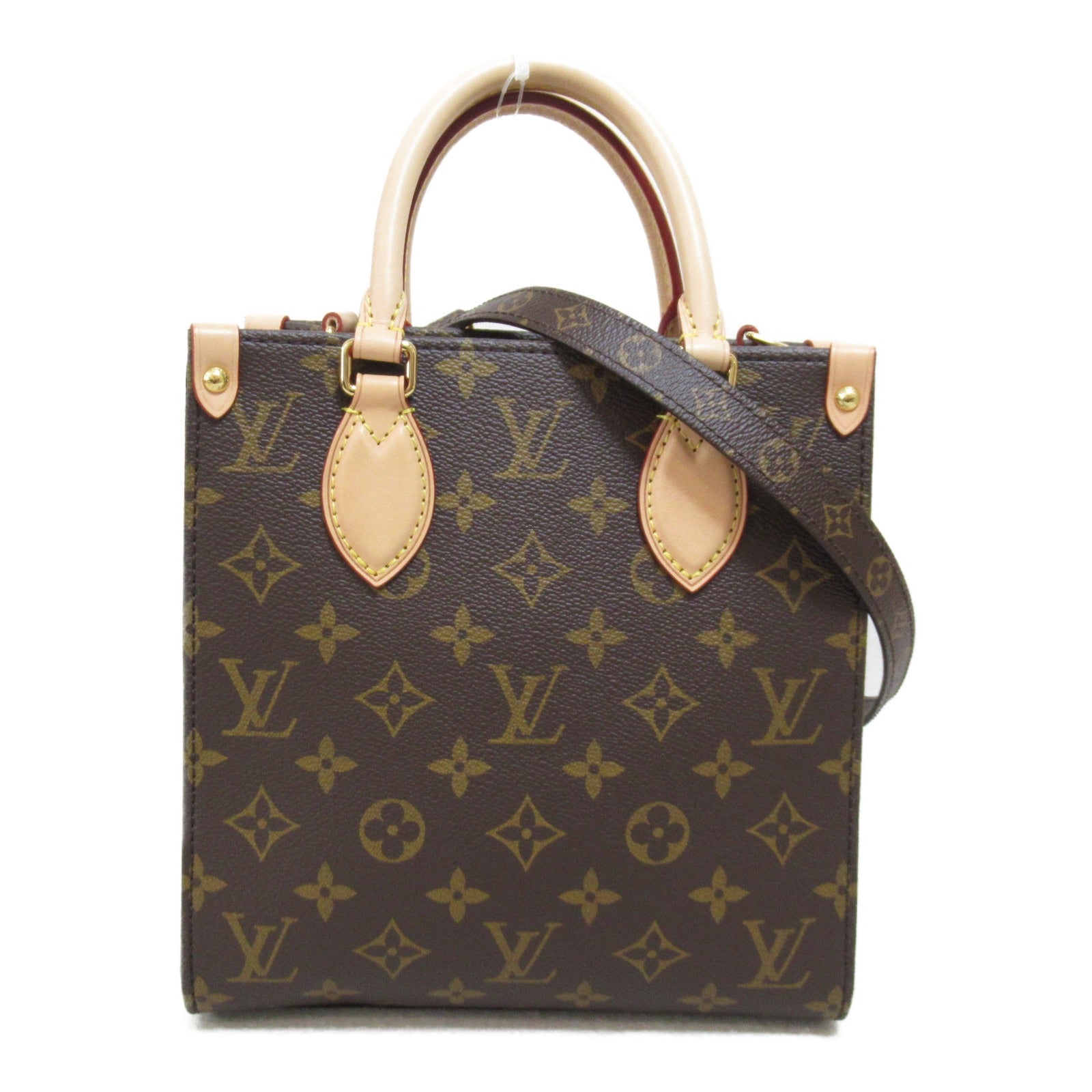 LOUIS VUITTON 【激減優惠】Monogram Sac Plat BB手挽肩背兩用袋啡色