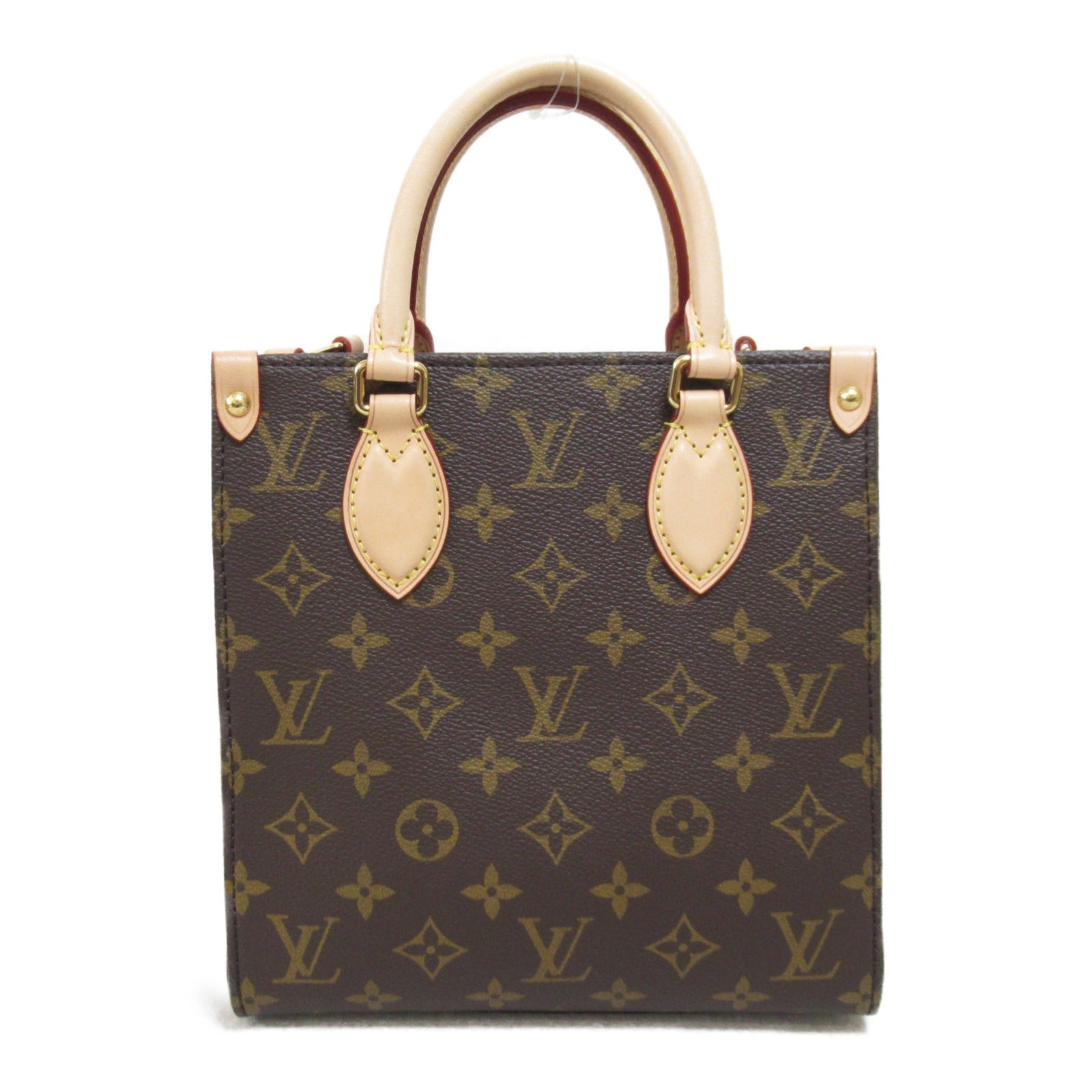 LOUIS VUITTON 【激減優惠】Monogram Sac Plat BB手挽肩背兩用袋啡色