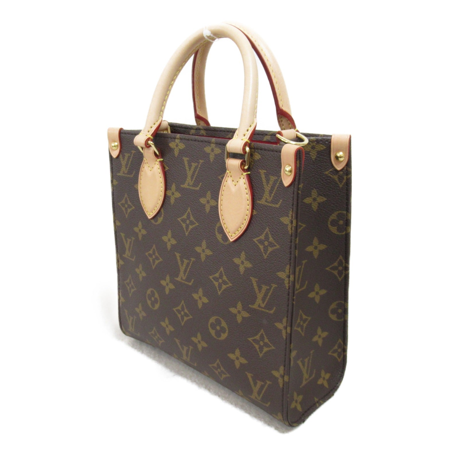 LOUIS VUITTON 【激減優惠】Monogram Sac Plat BB手挽肩背兩用袋啡色