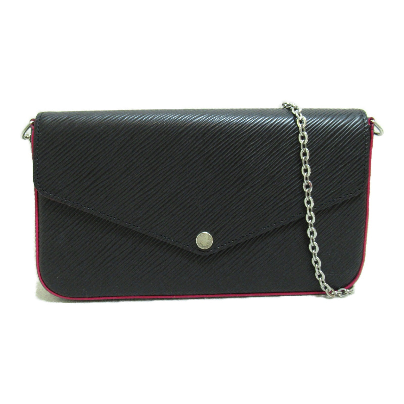 LOUIS VUITTON Epi Pochette Felicie肩背袋黑色Noir