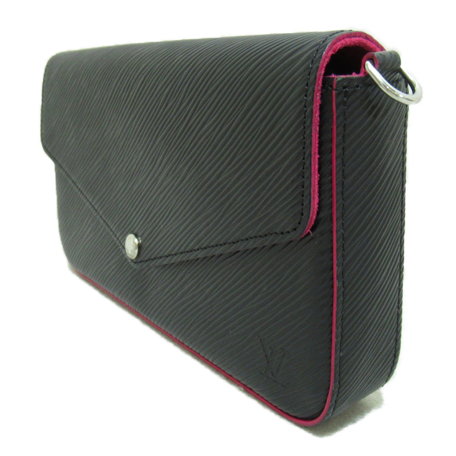 LOUIS VUITTON Epi Pochette Felicie肩背袋黑色Noir