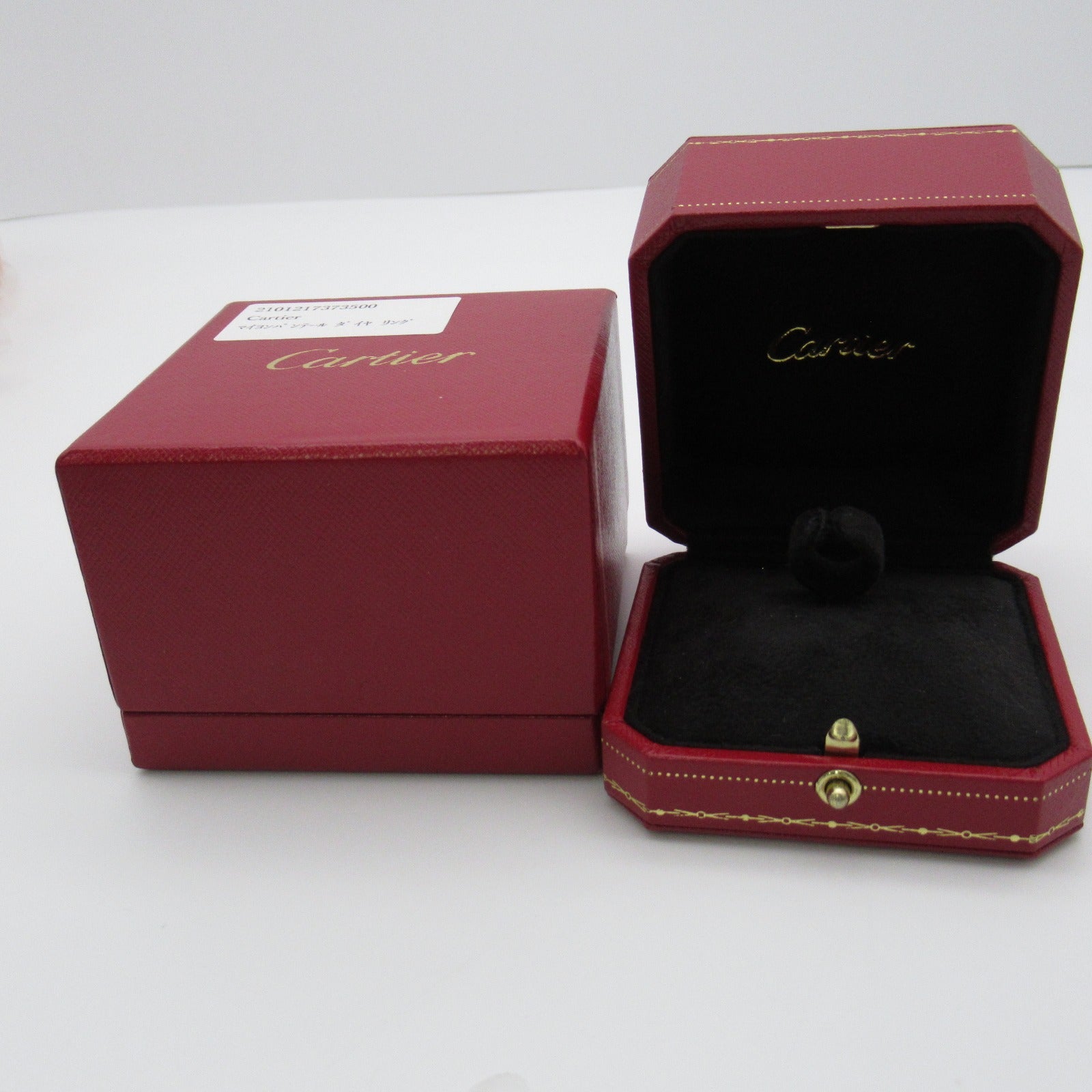 CARTIER 【激減優惠】18K黃金Mayon Pantail Diamond Ring鑽石戒指金色