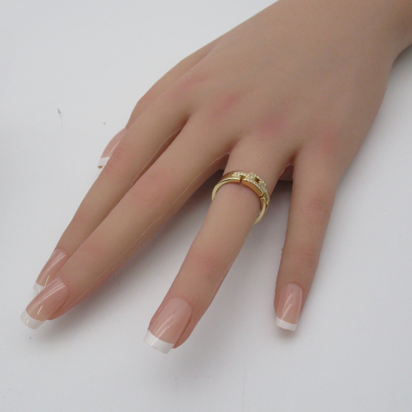 CARTIER 【激減優惠】18K黃金Mayon Pantail Diamond Ring鑽石戒指金色