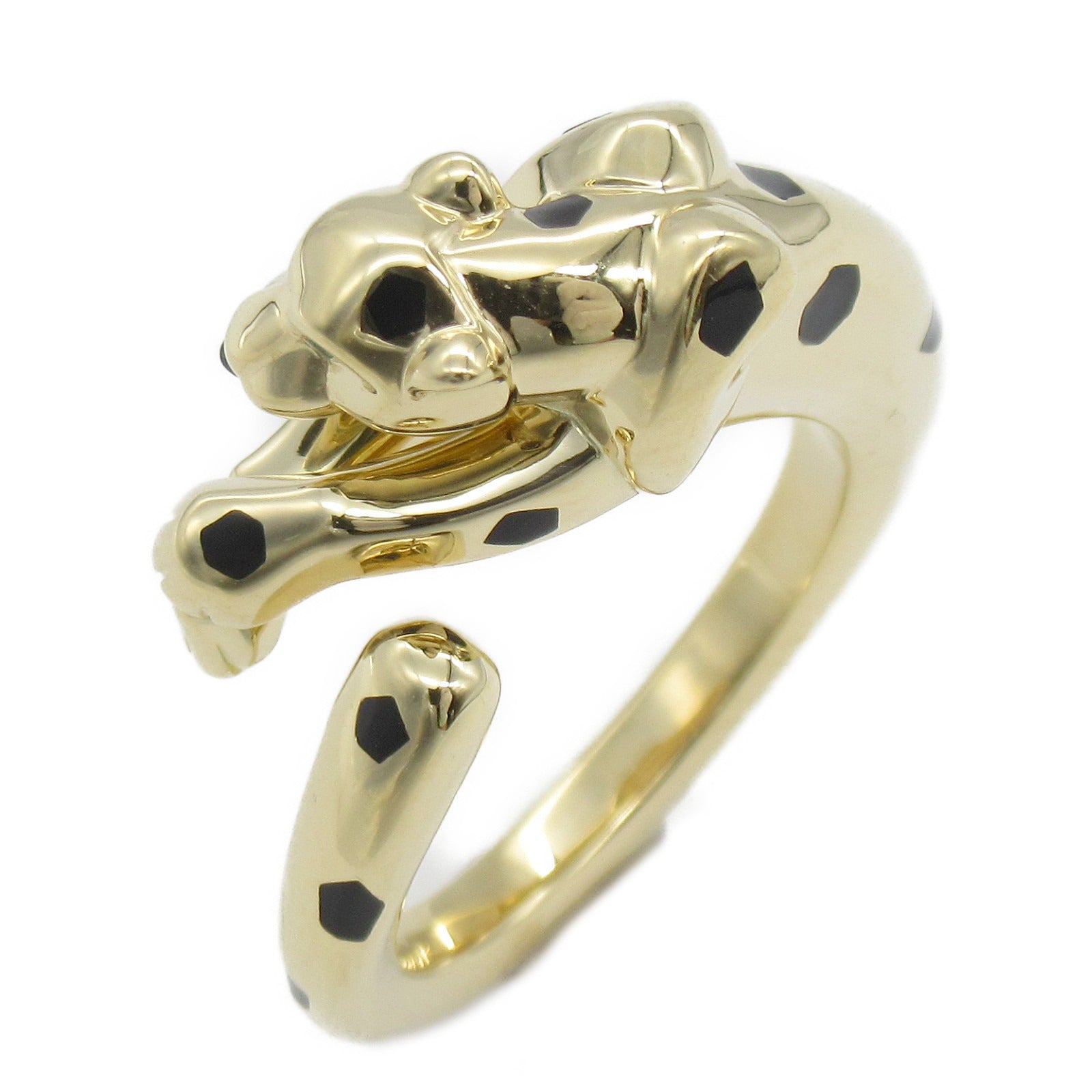 CARTIER 【激減優惠】18K黃金PANTHERE DE CARTIER RING戒指金色US#6/Cartier#53