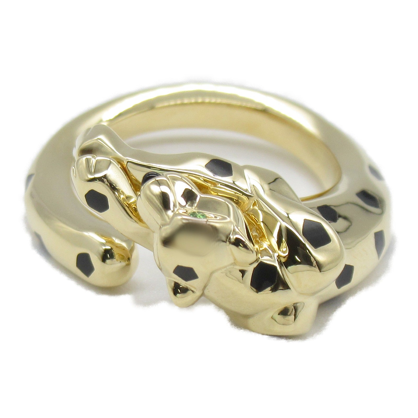 CARTIER 【激減優惠】18K黃金PANTHERE DE CARTIER RING戒指金色US#6/Cartier#53