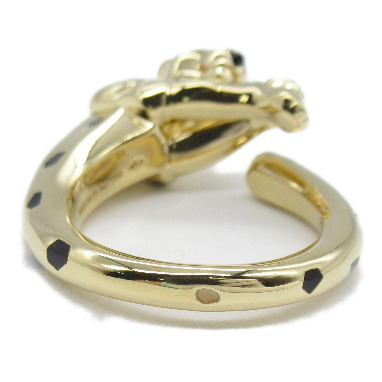 CARTIER 【激減優惠】18K黃金PANTHERE DE CARTIER RING戒指金色US#6/Cartier#53