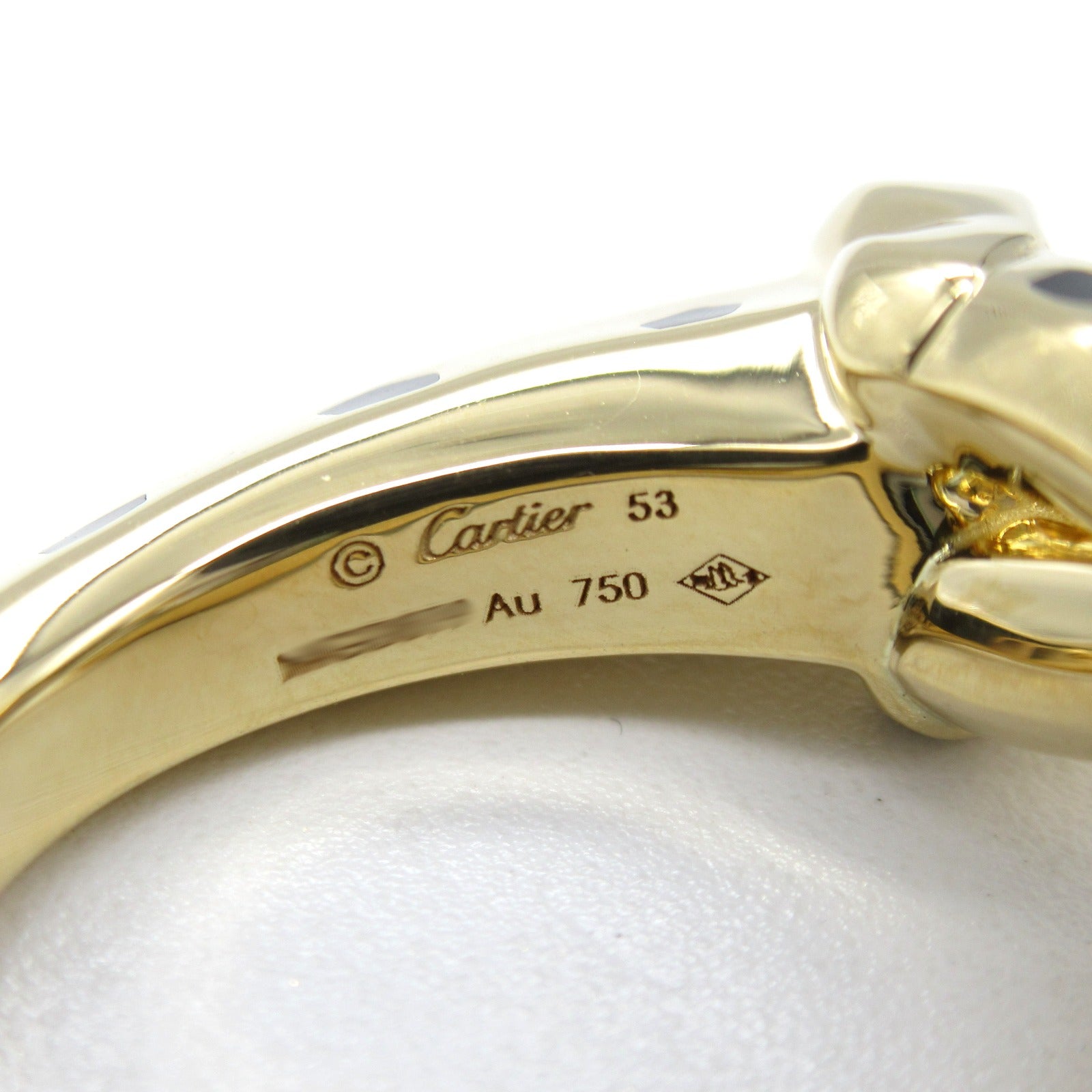 CARTIER 【激減優惠】18K黃金PANTHERE DE CARTIER RING戒指金色US#6/Cartier#53