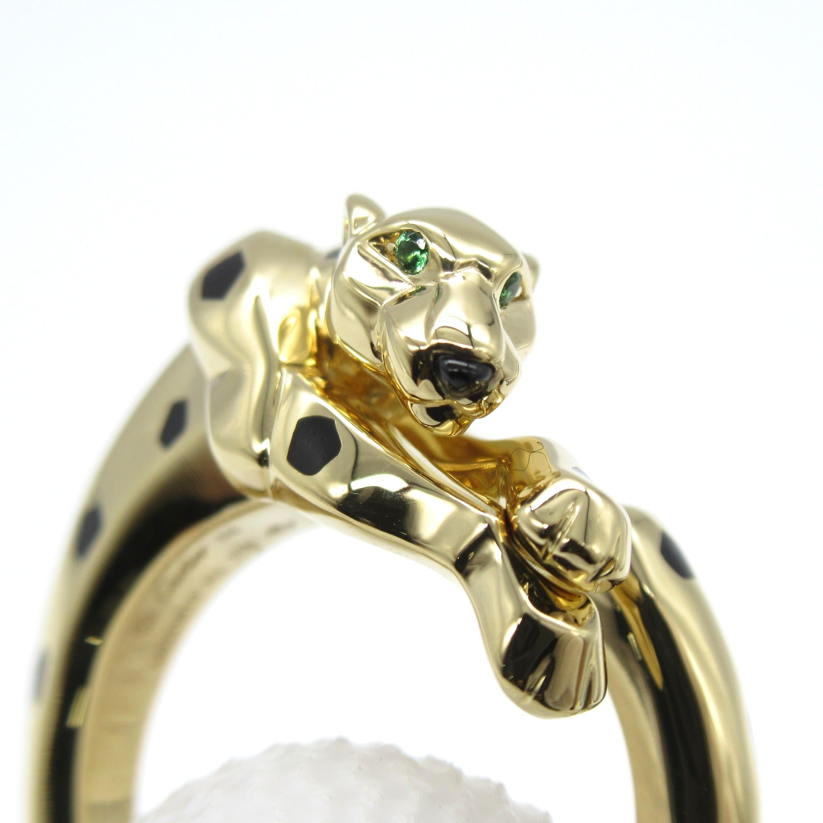 CARTIER 【激減優惠】18K黃金PANTHERE DE CARTIER RING戒指金色US#6/Cartier#53
