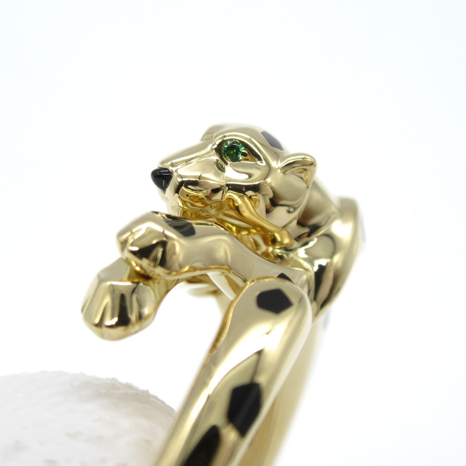 CARTIER 【激減優惠】18K黃金PANTHERE DE CARTIER RING戒指金色US#6/Cartier#53