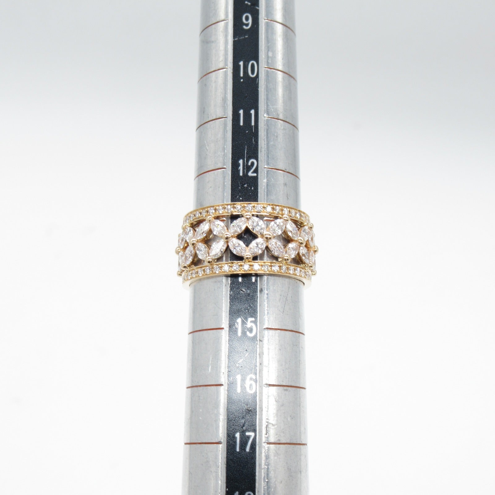 TIFFANY＆CO 【激減優惠】18K玫瑰金Victoria Band Diamond Ring鑽石戒指US#7