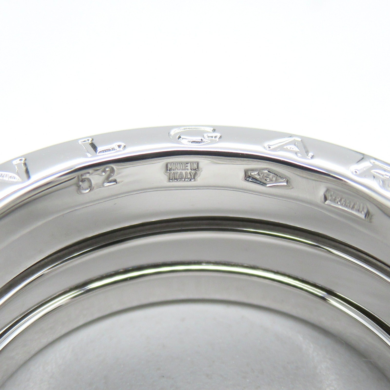 BVLGARI 【激減優惠】18K白金B-zero1 Two-Band戒指BVLGARI#52/US#5.75