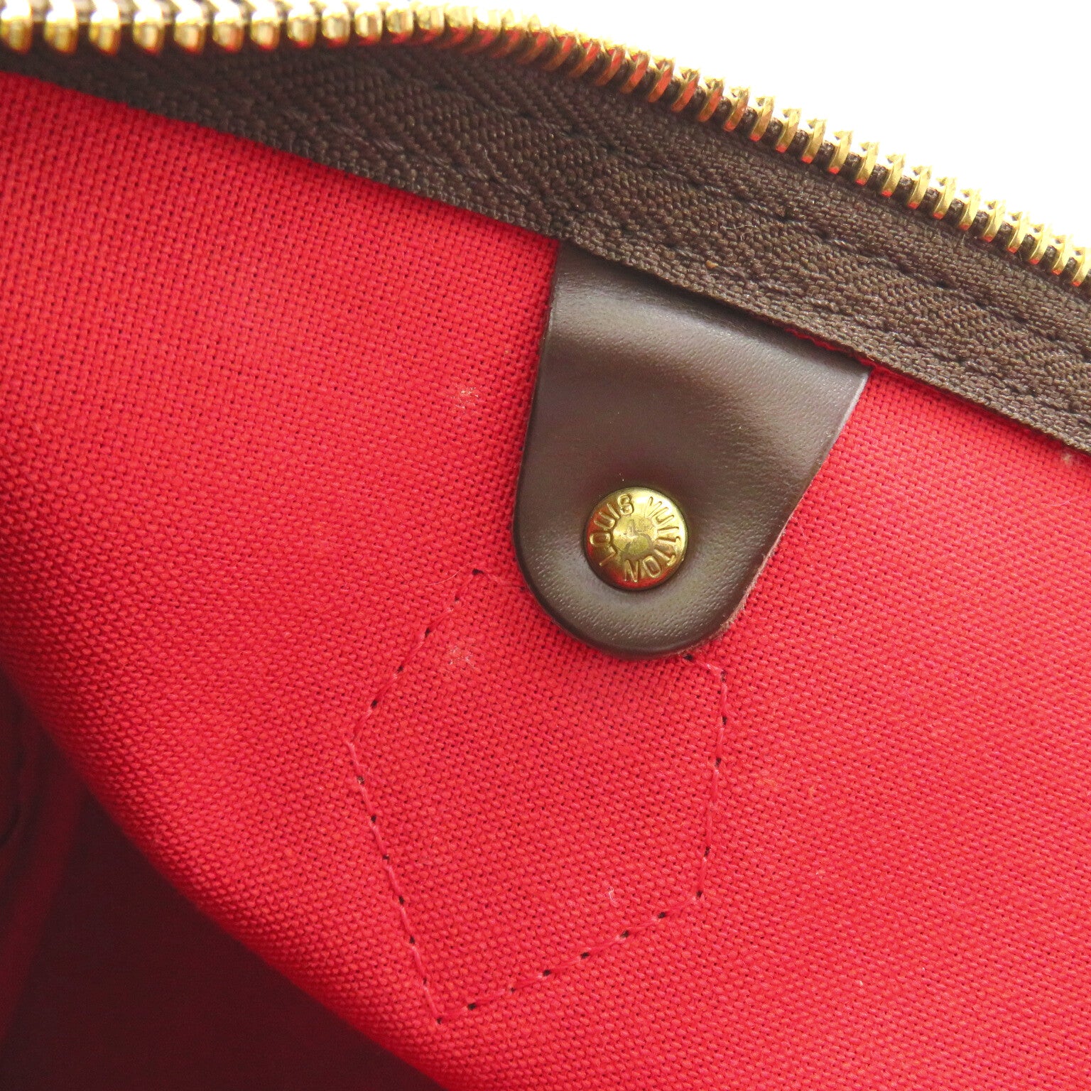 LOUIS VUITTON 【激減優惠】Damier Speedy 30金扣手挽袋啡色