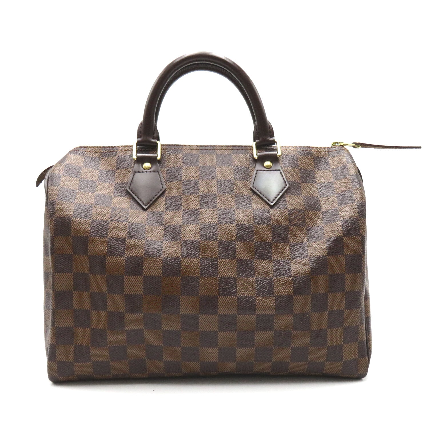 LOUIS VUITTON 【激減優惠】Damier Speedy 30金扣手挽袋啡色