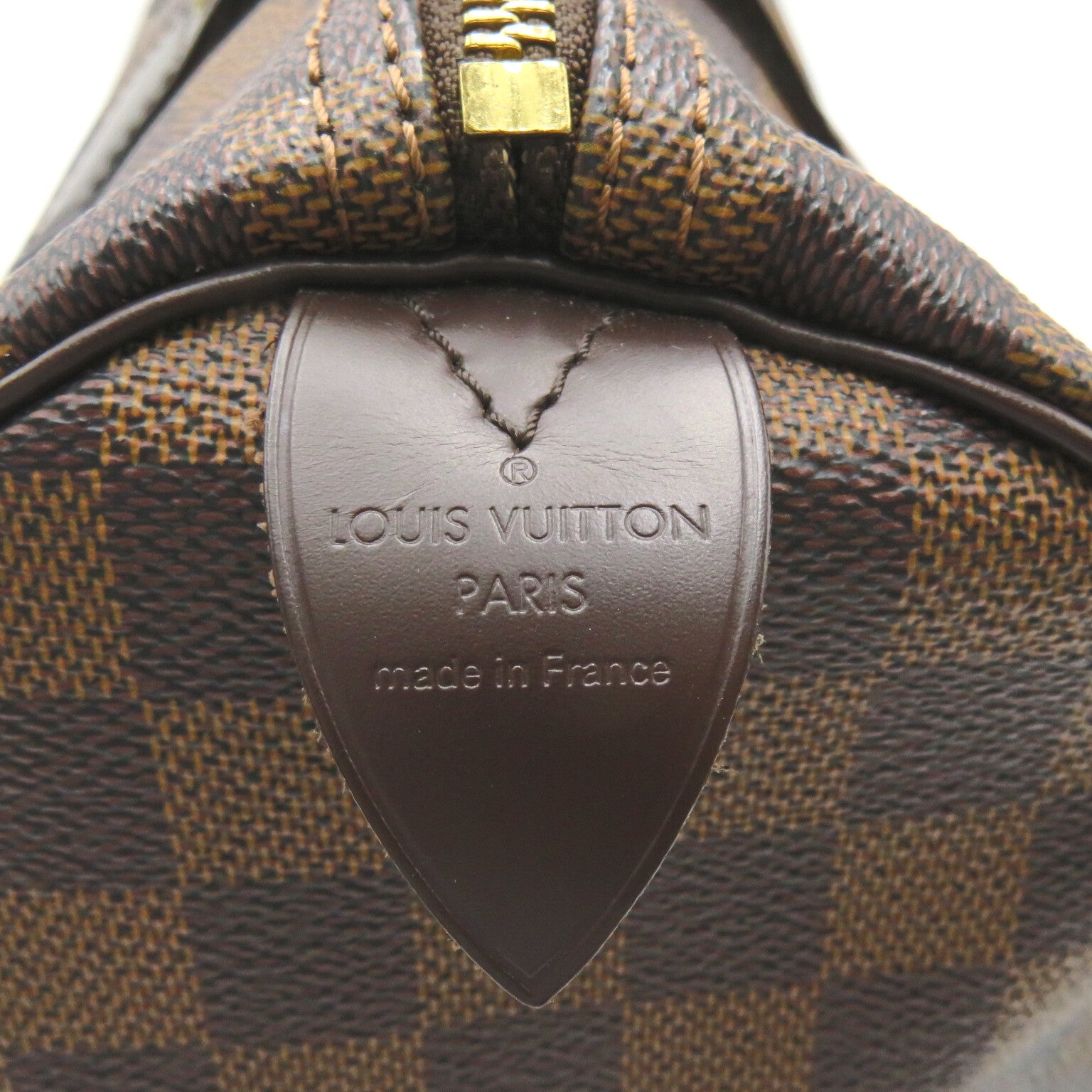 LOUIS VUITTON 【激減優惠】Damier Speedy 30金扣手挽袋啡色