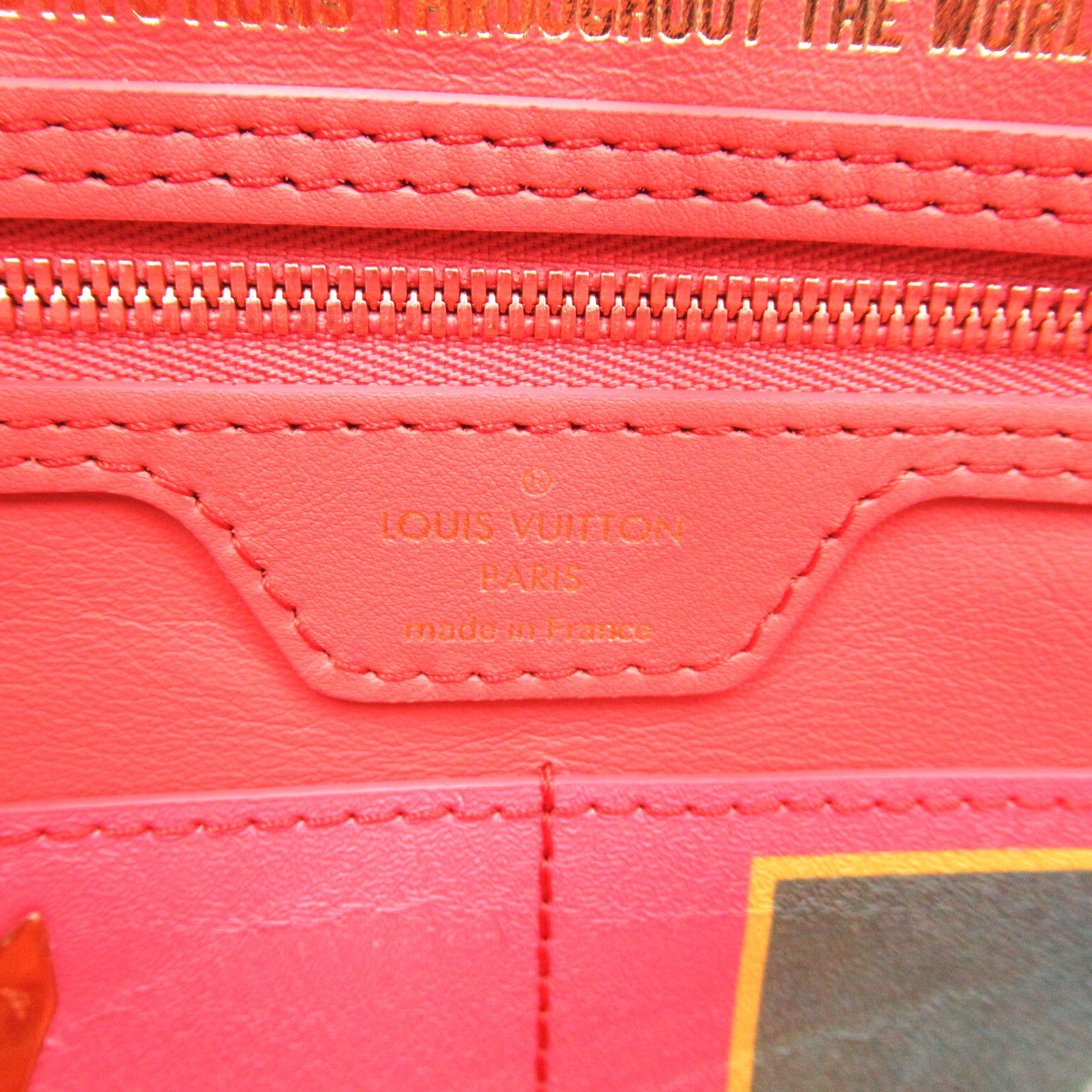 LOUIS VUITTON **【激減優惠】Masters Collection Neverfull MM手挽袋/肩背袋粉紅色/啡色